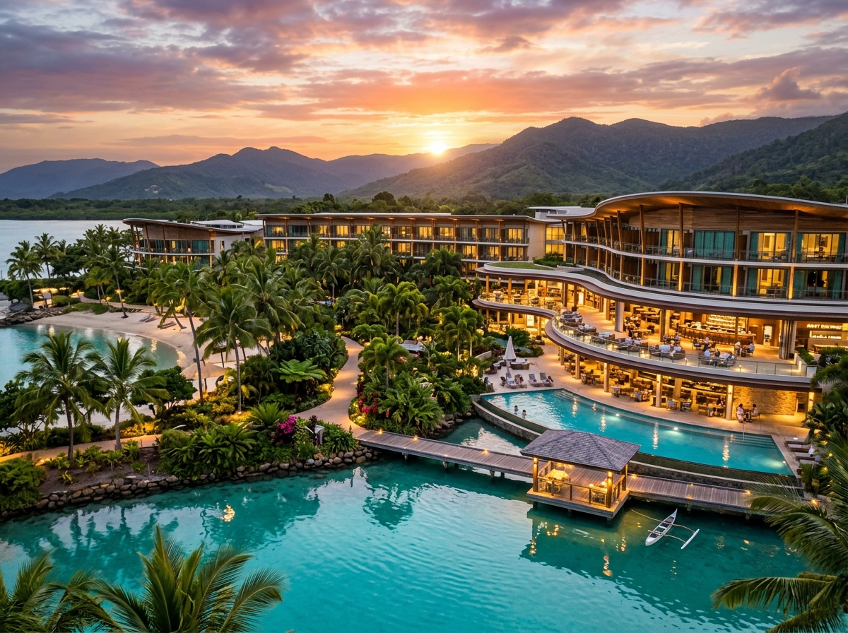 Azure Reef lagoon resort preview