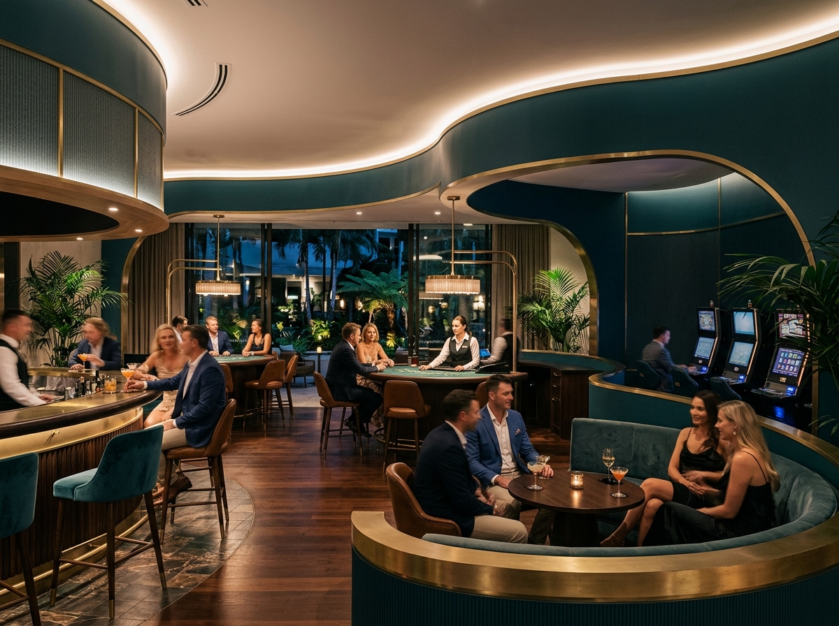 Azure Reef Casino Lounge interior